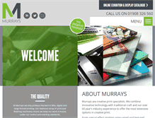 Tablet Screenshot of murrays-printers.co.uk